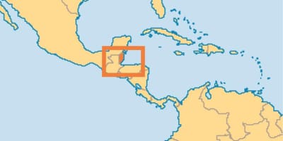 Belize elhelyezkedés a világ térkép