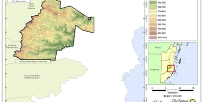Térkép sittee folyó Belize