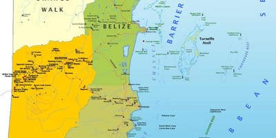 Térkép Belize a falu